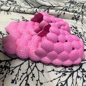 Pink bubble slides